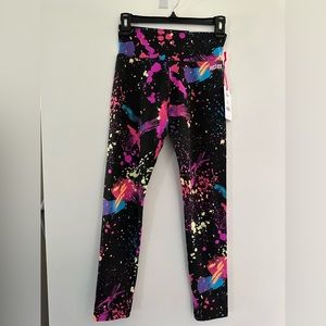 Super cute and colorful Justice leggings